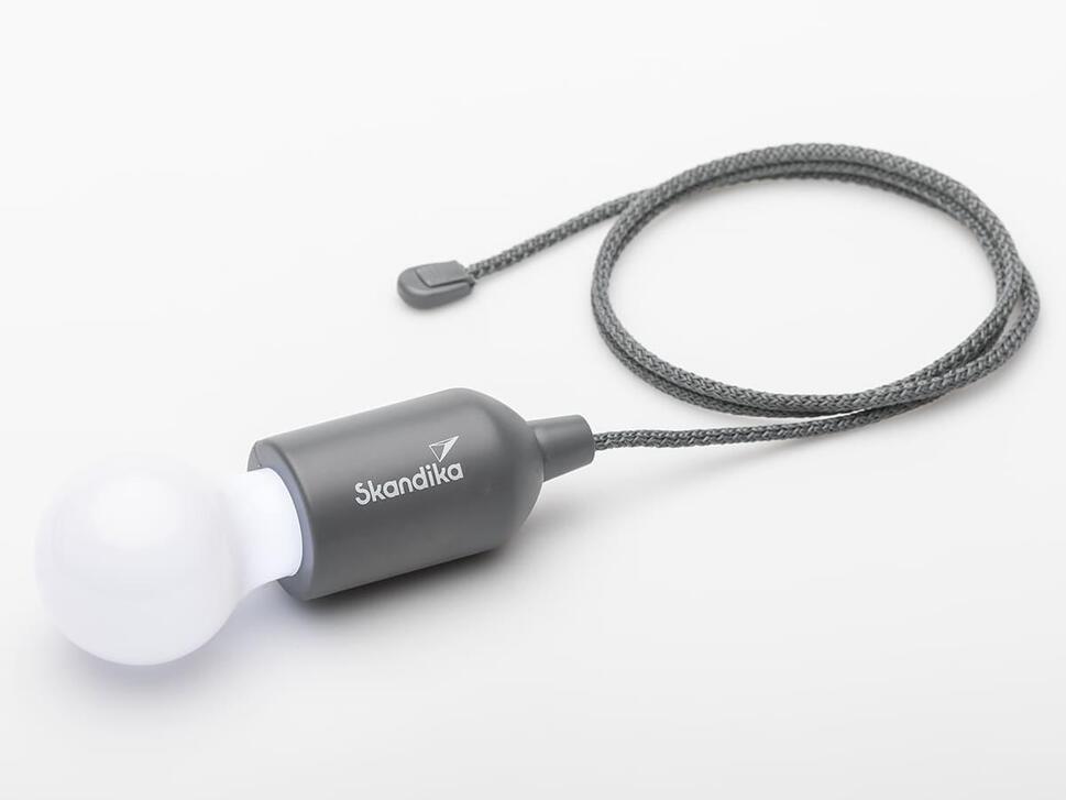 Lampa kempingowa LED Narvik, 4 żarówki x 20 lumenów, na baterie