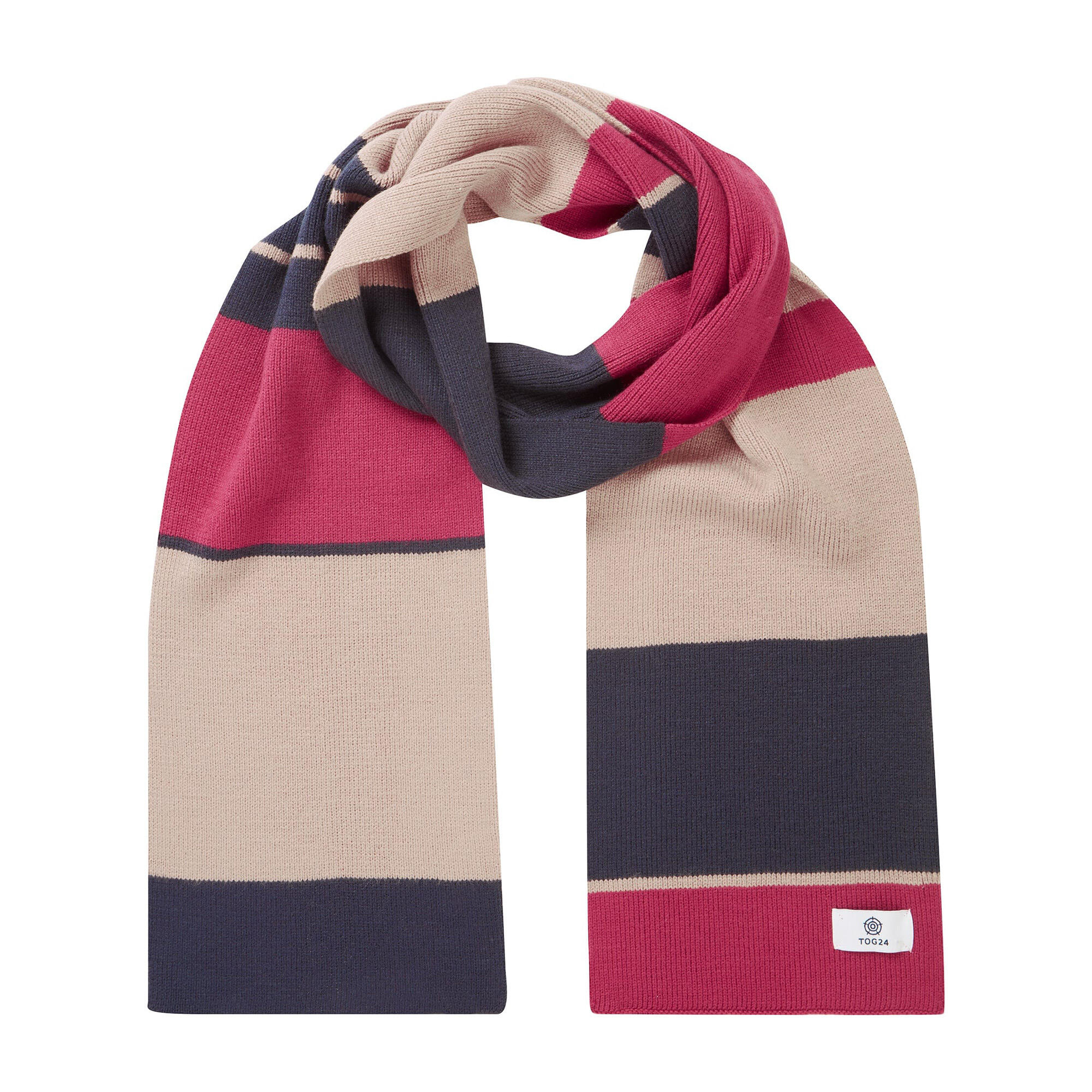 BRINGTON Adult winter scarf (Dark pink)