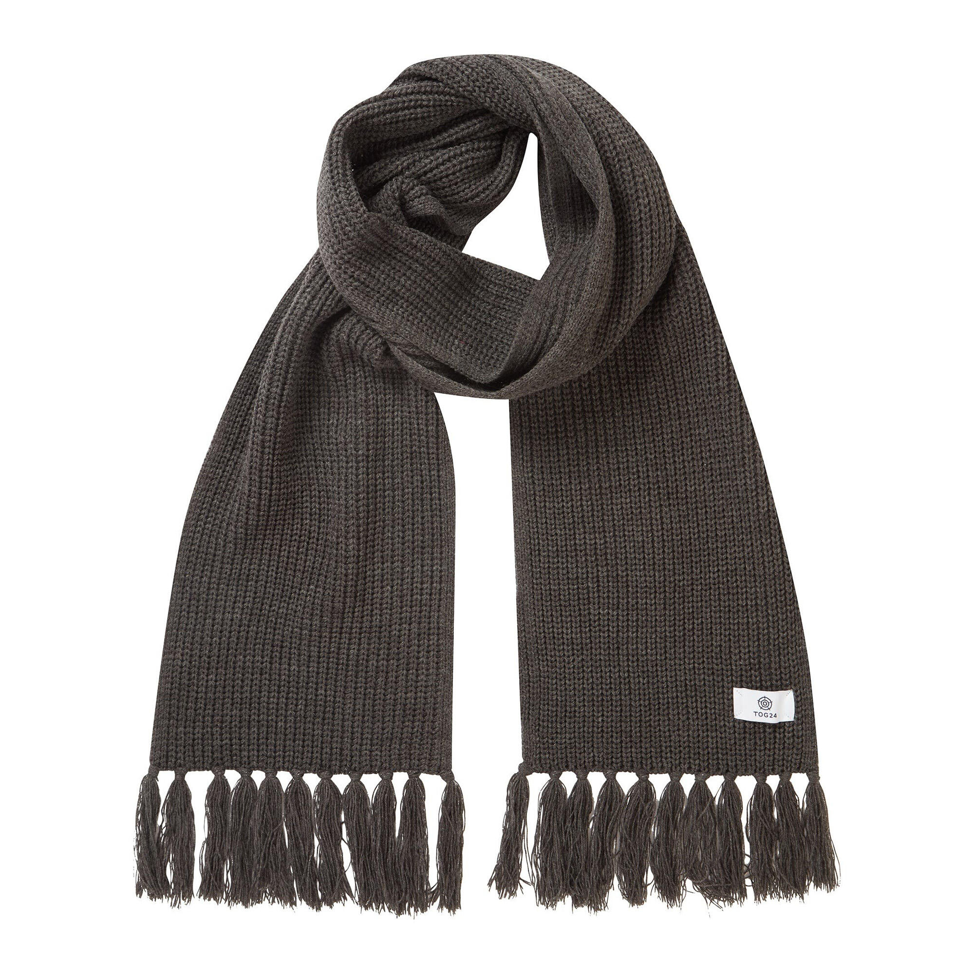 Adult HANLITH scarf (Dark grey mottled)