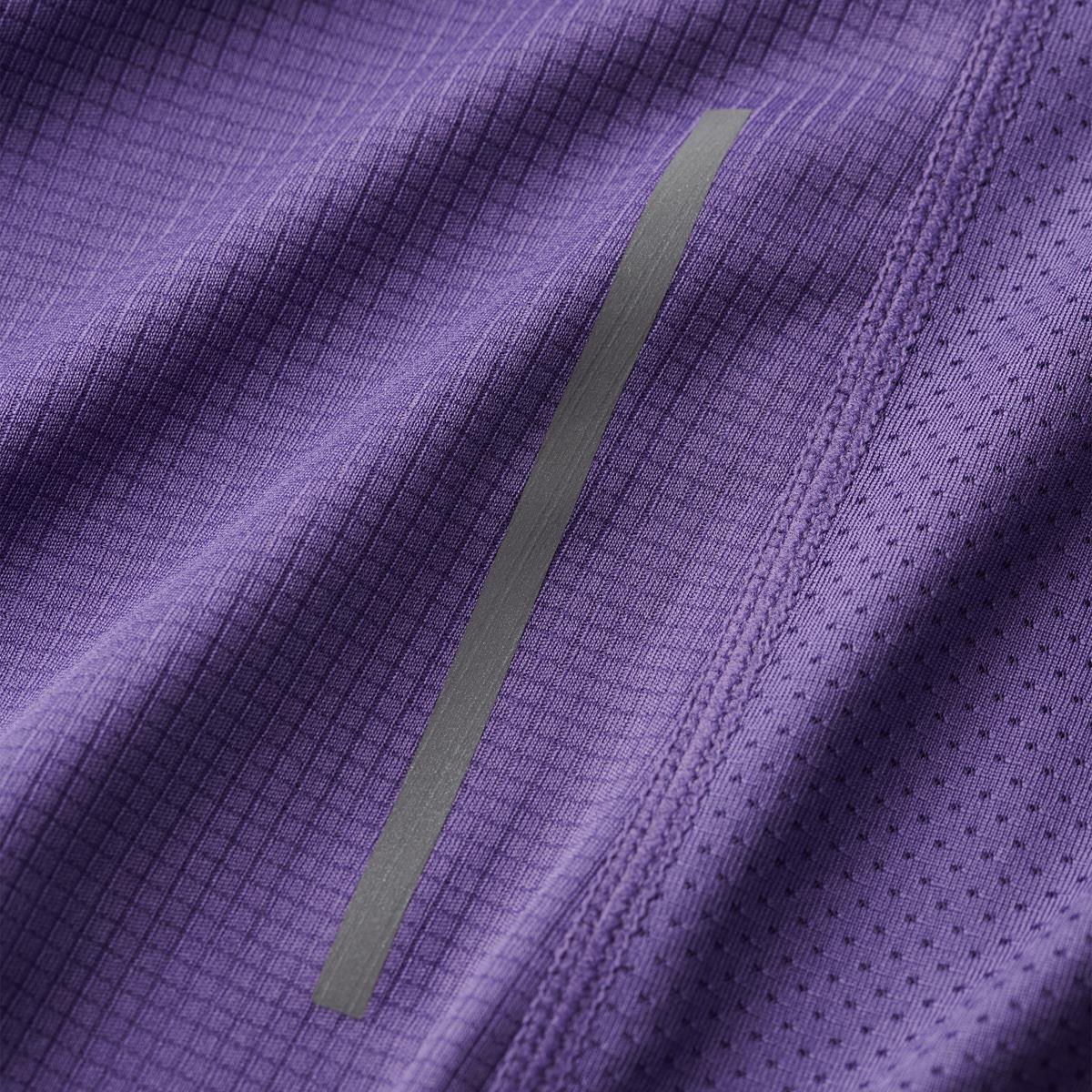 Camiseta de Manga Corta Senderismo de Montaña MUJER Altus GAIBA MORADO 4/4
