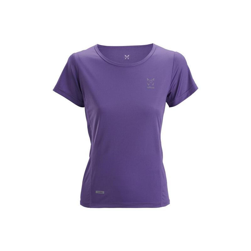 Camiseta Senderismo en la naturaleza Mujer ALTUS GAIBA PURPLE