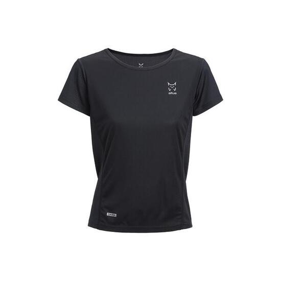 Camiseta de Manga Corta Senderismo de Montaña MUJER Altus GAIBA GRIS