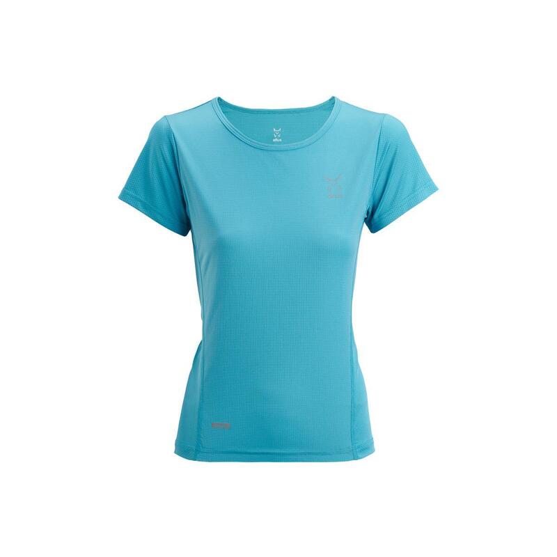 Camiseta Senderismo en la naturaleza Mujer ALTUS GAIBA LIGHT BLUE