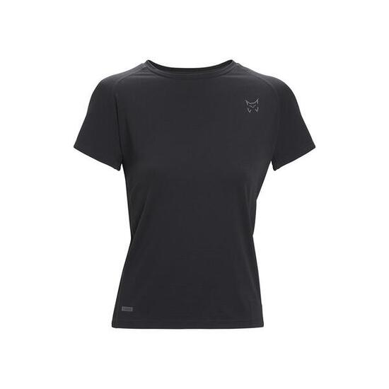 Camiseta de Manga Corta Senderismo de Montaña MUJER Altus TISMA W AZUL