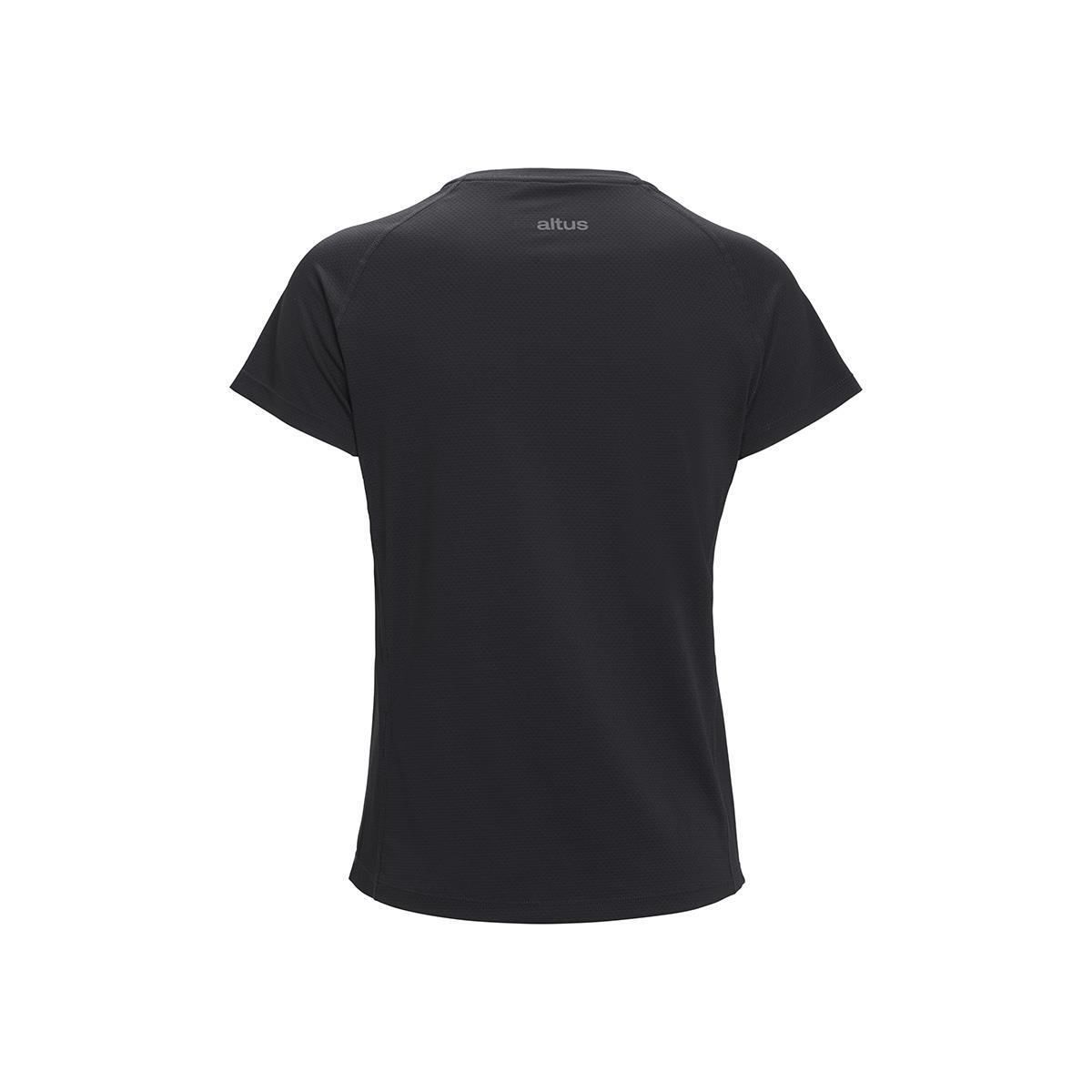 Camiseta de Manga Corta Senderismo de Montaña MUJER Altus TISMA W ANTRACITA 2/4