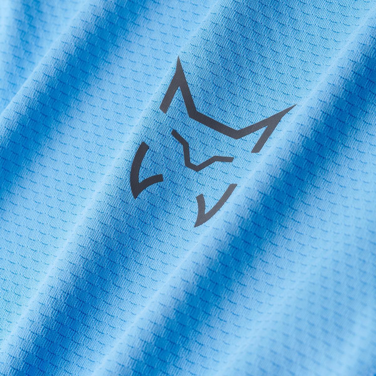 Camiseta de Manga Corta Senderismo de Montaña MUJER Altus TISMA W AZUL 3/6