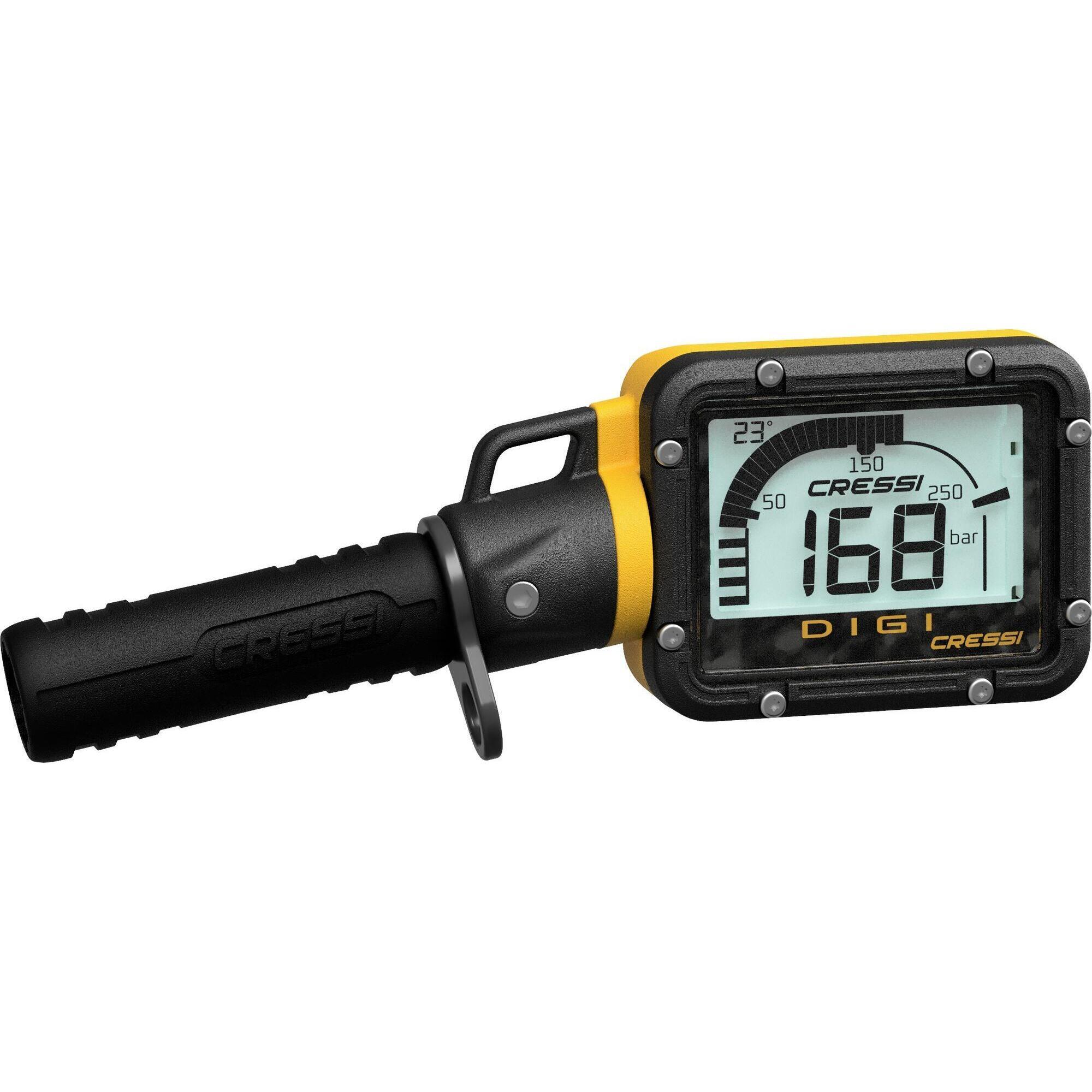 Cressi - Console De Plongée Cressi Digital Pressure Gauge - Manomètre - Jaune - Taille Unique - Decathlon