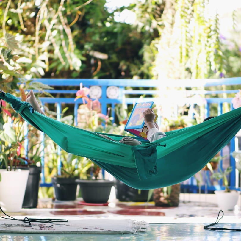 Hamak jednoosobowy turystyczny dla dzieci Ticket to the Moon Mini Hammock 2/5