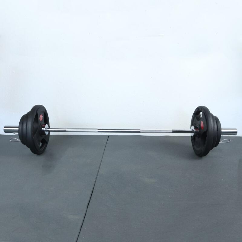 Kit de barra olímpica 1.50m, mancuernas y discos de pesas Viok Sport