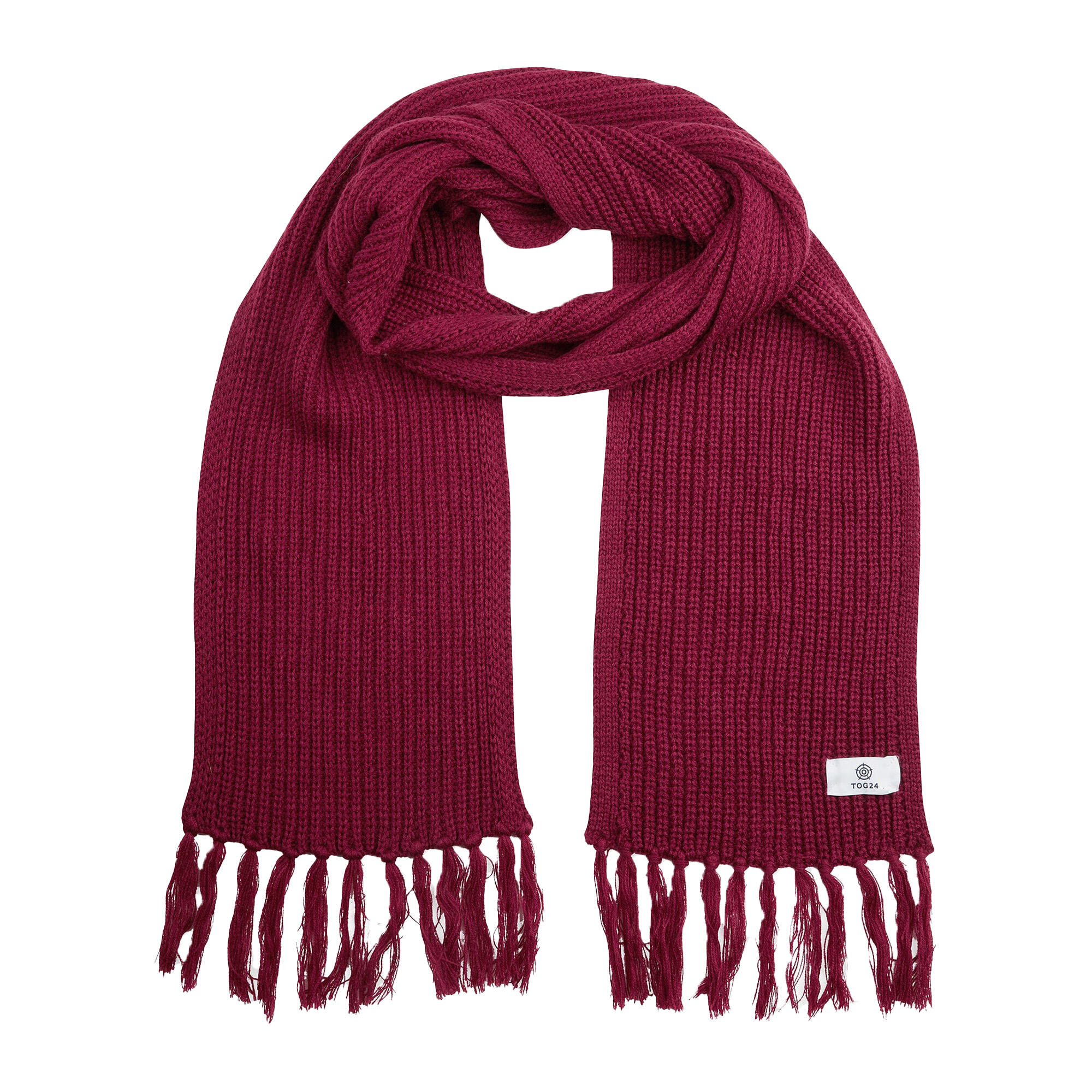 BURRELL Adult Winter Scarf (Raspberry)