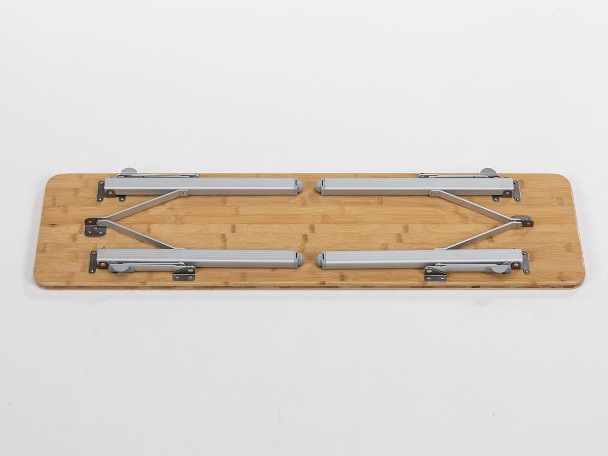 Set di 2 panche - Tolja - panca da campeggio in bambù - 100 x 27 x 39 cm 3/7