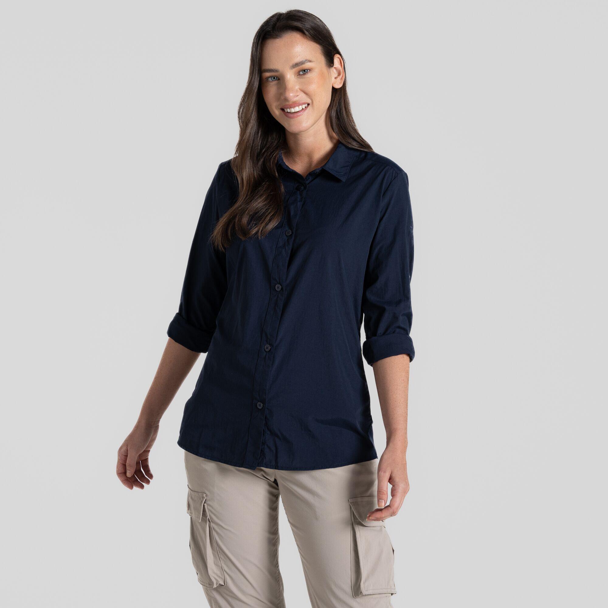 Womens NosiLife Freeda Long Sleeved Shirt 1/6
