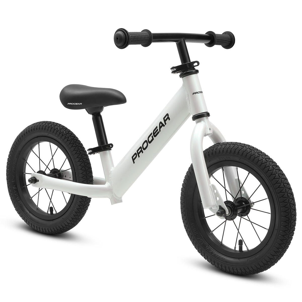 Progear DuraLite Kids Balance Bike - Pearl White - 3 to 7 Years