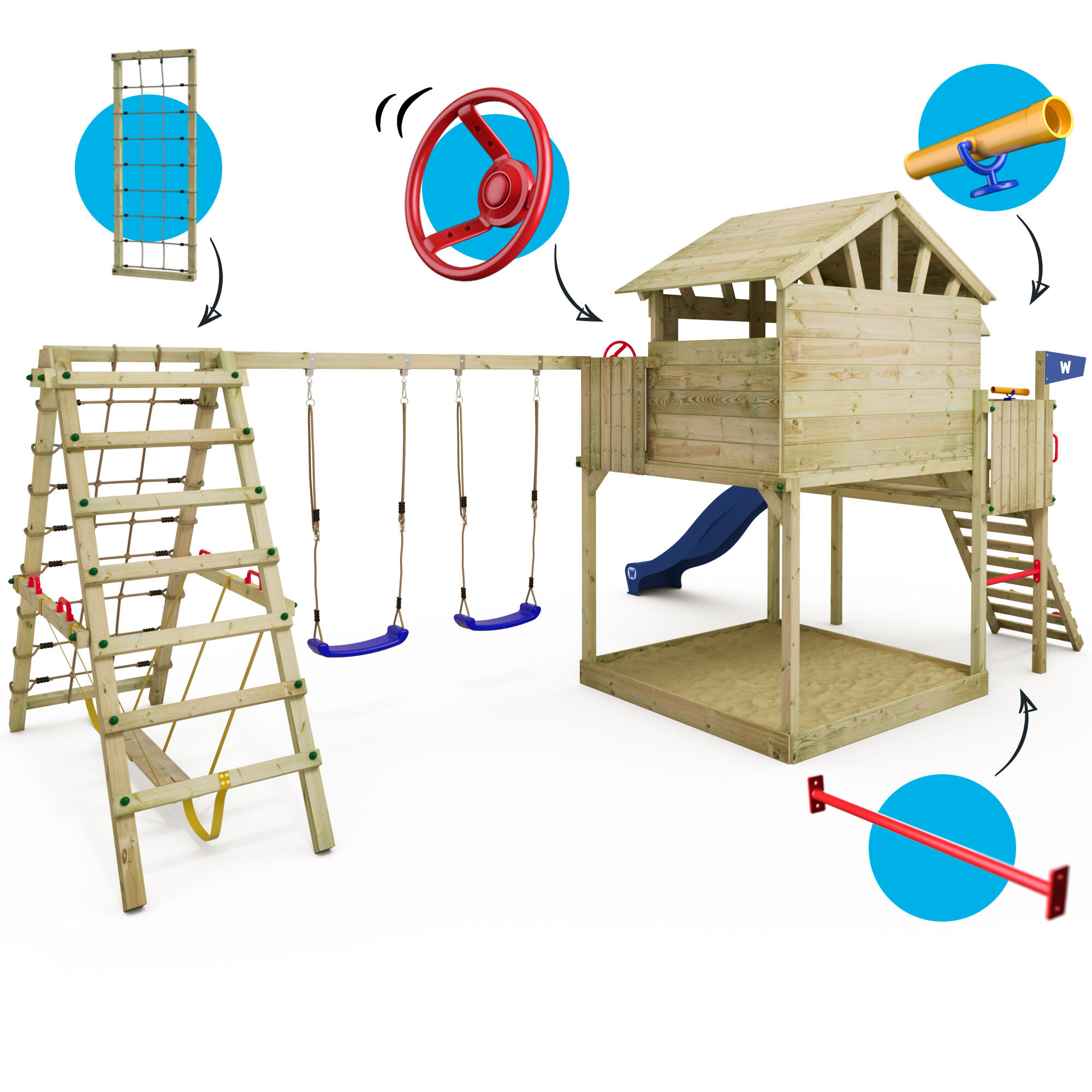 Aire  de jeux Smart Fjord avec extension surf 4/7