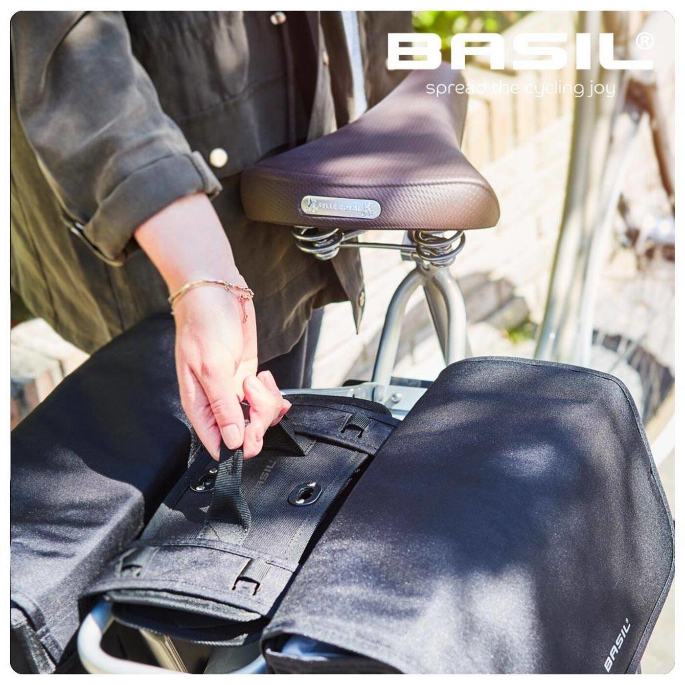 Maniglia per convertire la borsa in una borsa da trasporto Basil 7/7