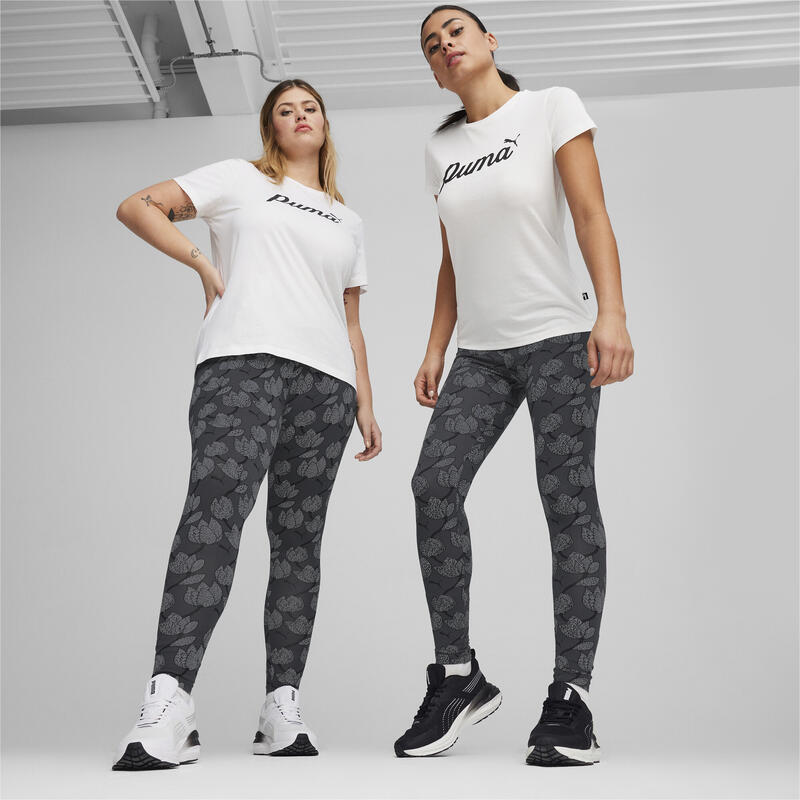 Tricou cu script ESS+ pentru femei PUMA White