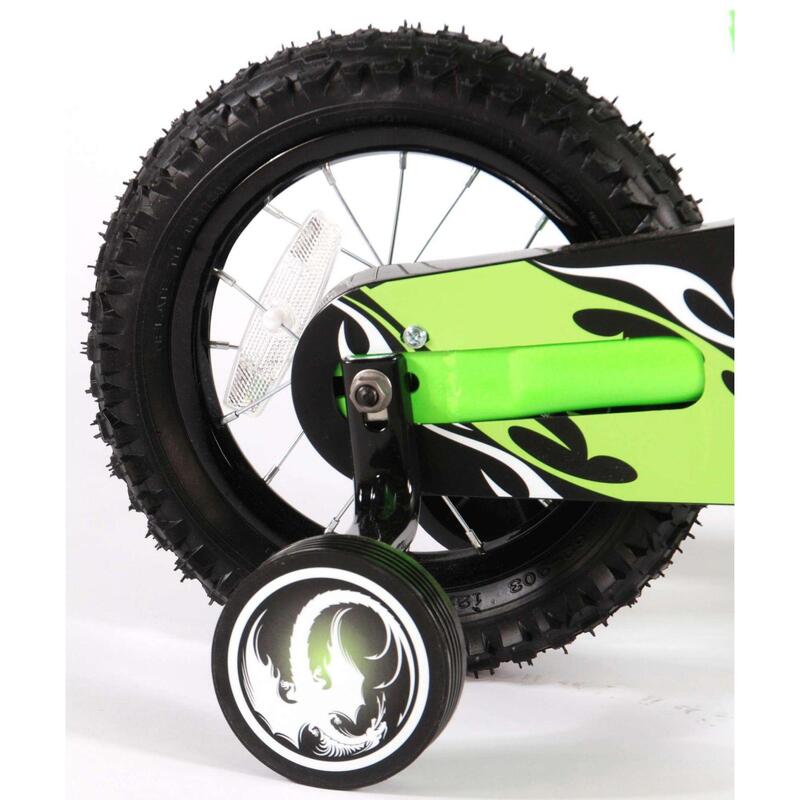 Kinderfiets Volare Motorbike - Jongens - 12 inch - Groen