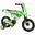 VOLARE BICYCLES Kinderfahrrad Motorrad 12 Zoll, grün