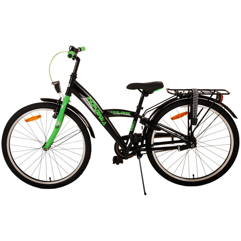 Thombike 24 Pouces 23 cm Garçon Frein à rétropédalage Noir/Vert