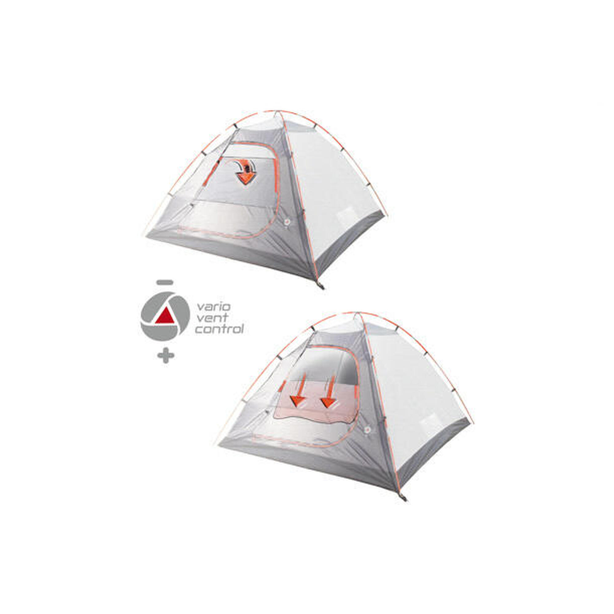 Tenda a cupola High Peak Mesos 4, tenda da campeggio con veranda