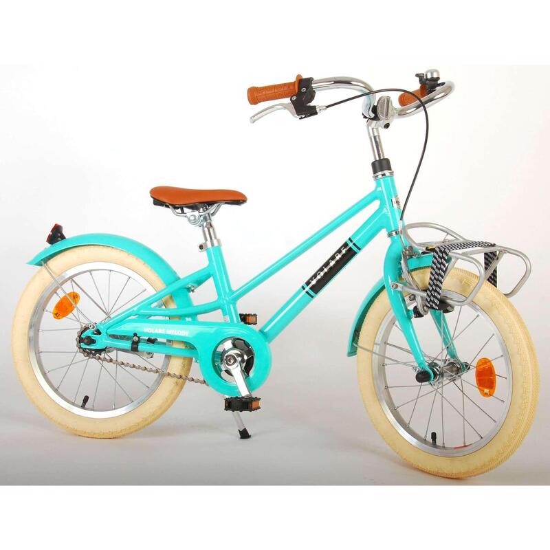 VOLARE BICYCLES Bicicletta per bambini Melody da 16 pollici, turchese