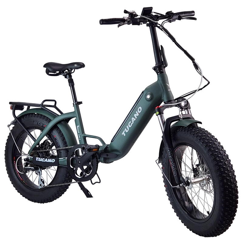 Bicicleta eléctrica plegable  Monster Lowe Sport by Tucano Bikes verde oliva