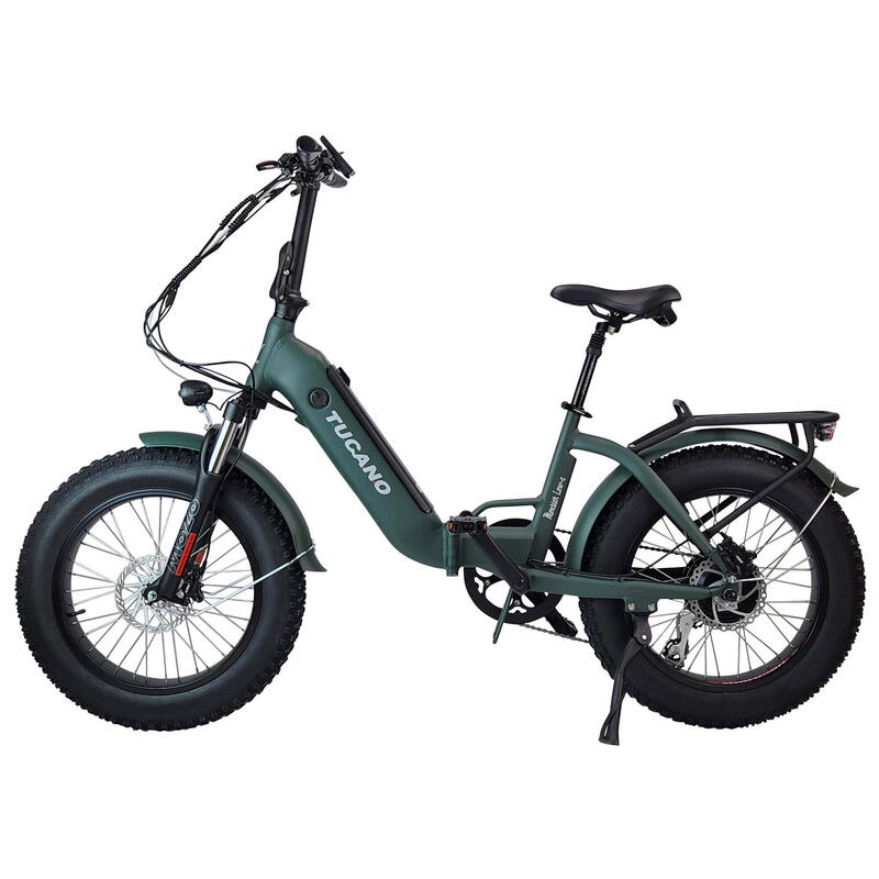 Bicicleta eléctrica plegable  Monster Lowe Sport by Tucano Bikes verde oliva