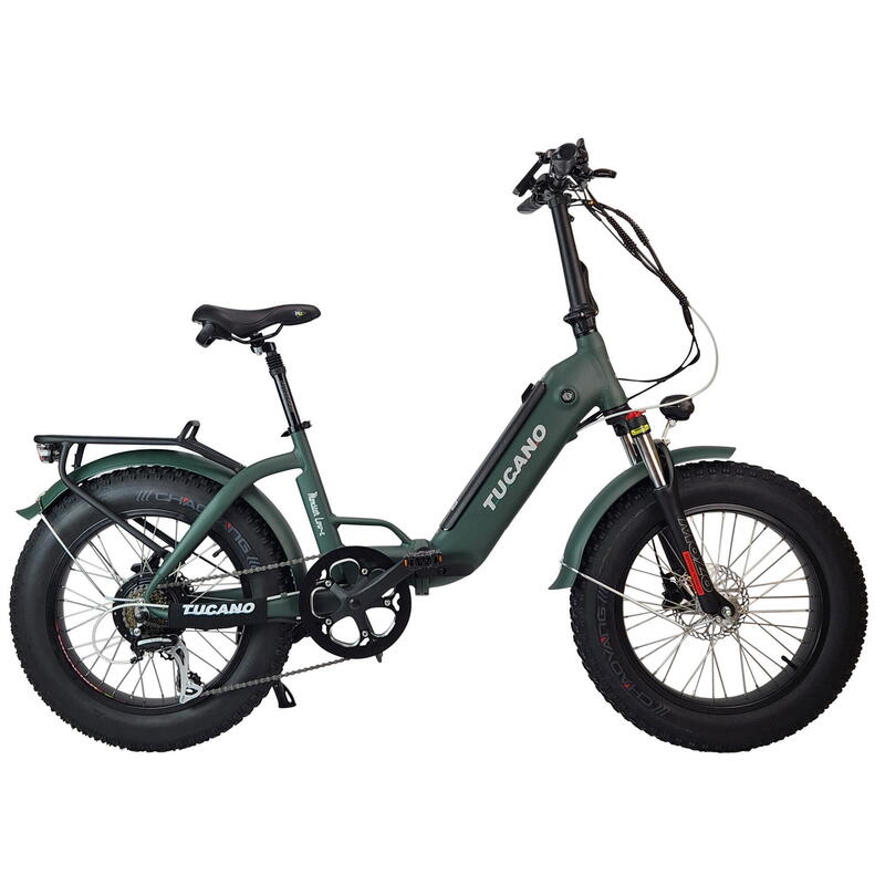 Bicicleta eléctrica plegable  Monster Lowe Sport by Tucano Bikes verde oliva