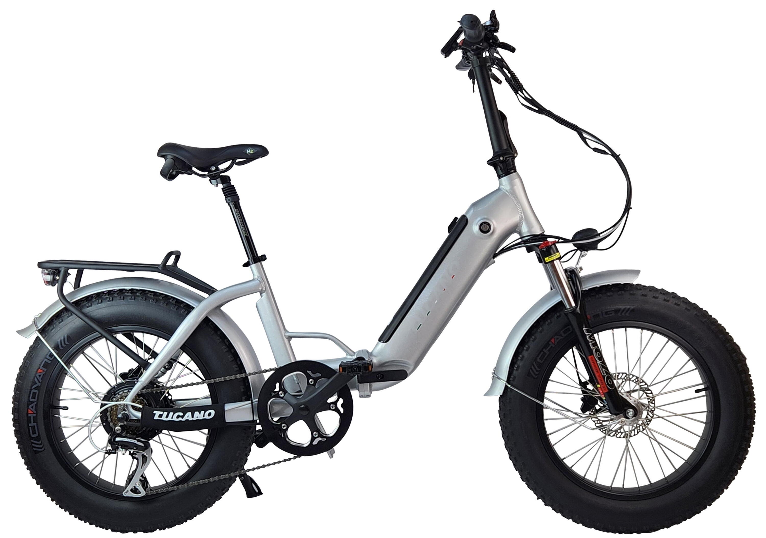 TUCANO Bicicleta eléctrica plegable Monster Lowe Sport by Tucano Bikes Silver