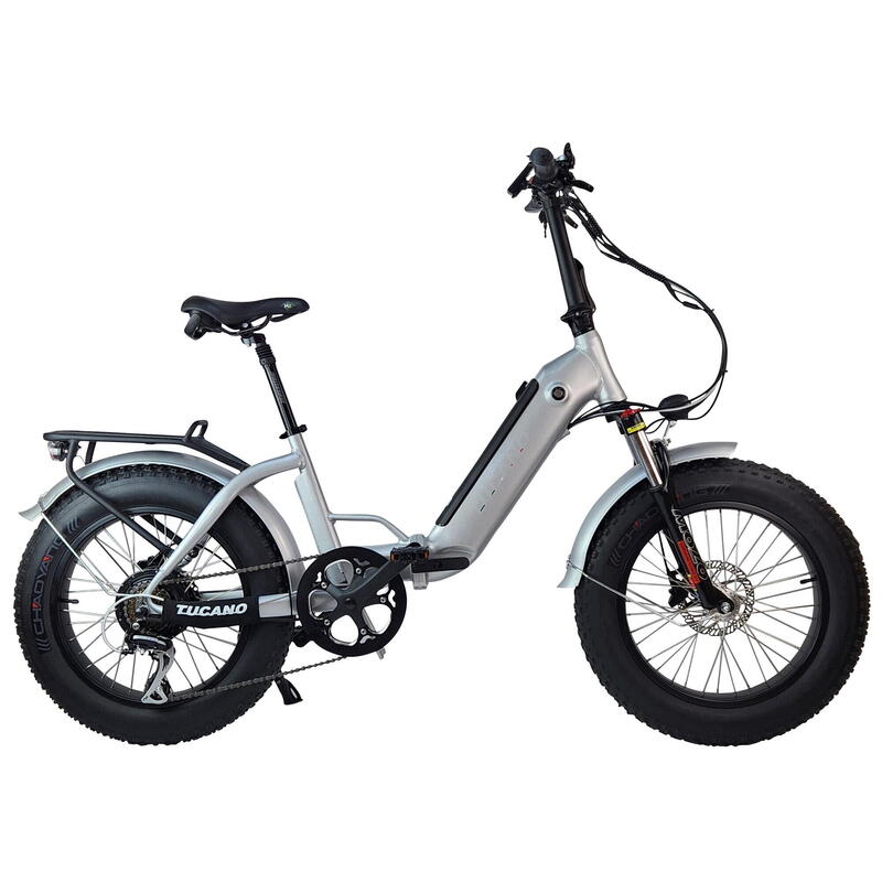 Bicicleta eléctrica plegable Monster Lowe Sport by Tucano Bikes Silver