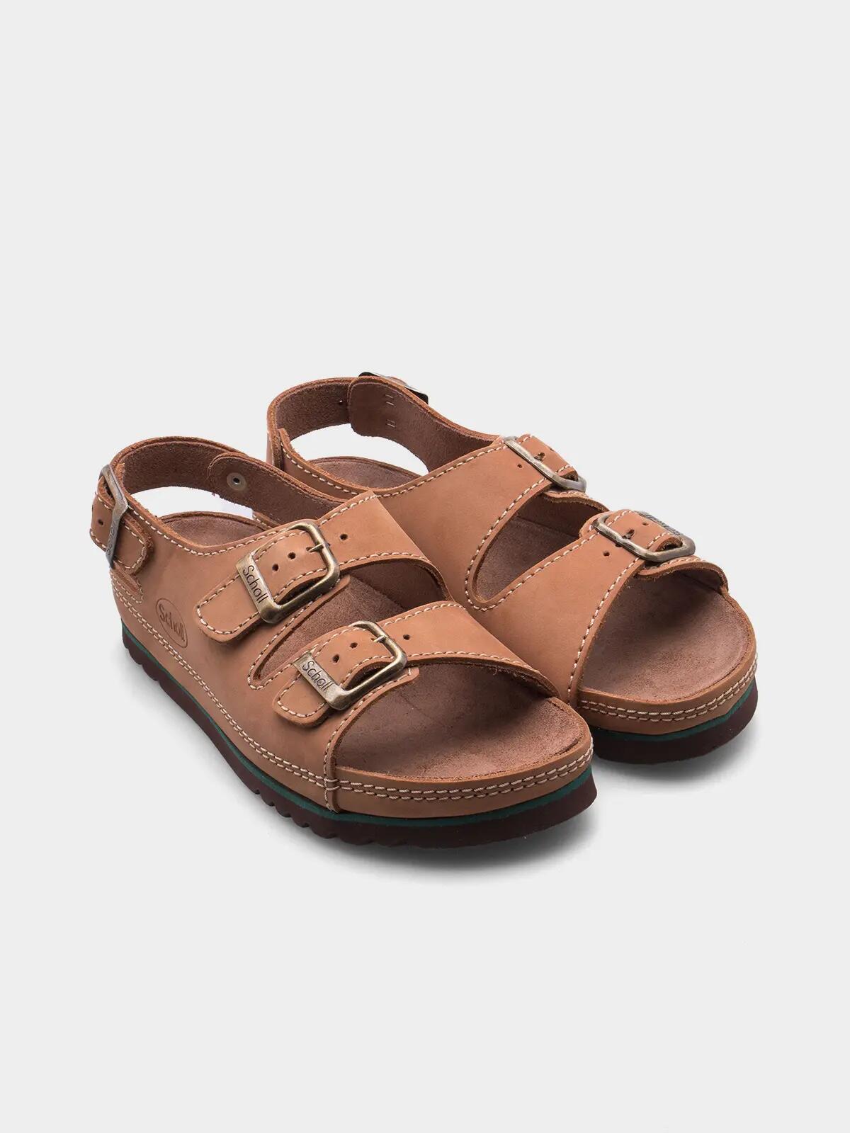 Sandales unisexe Air Bag Backstrap Marron cuir 5/7