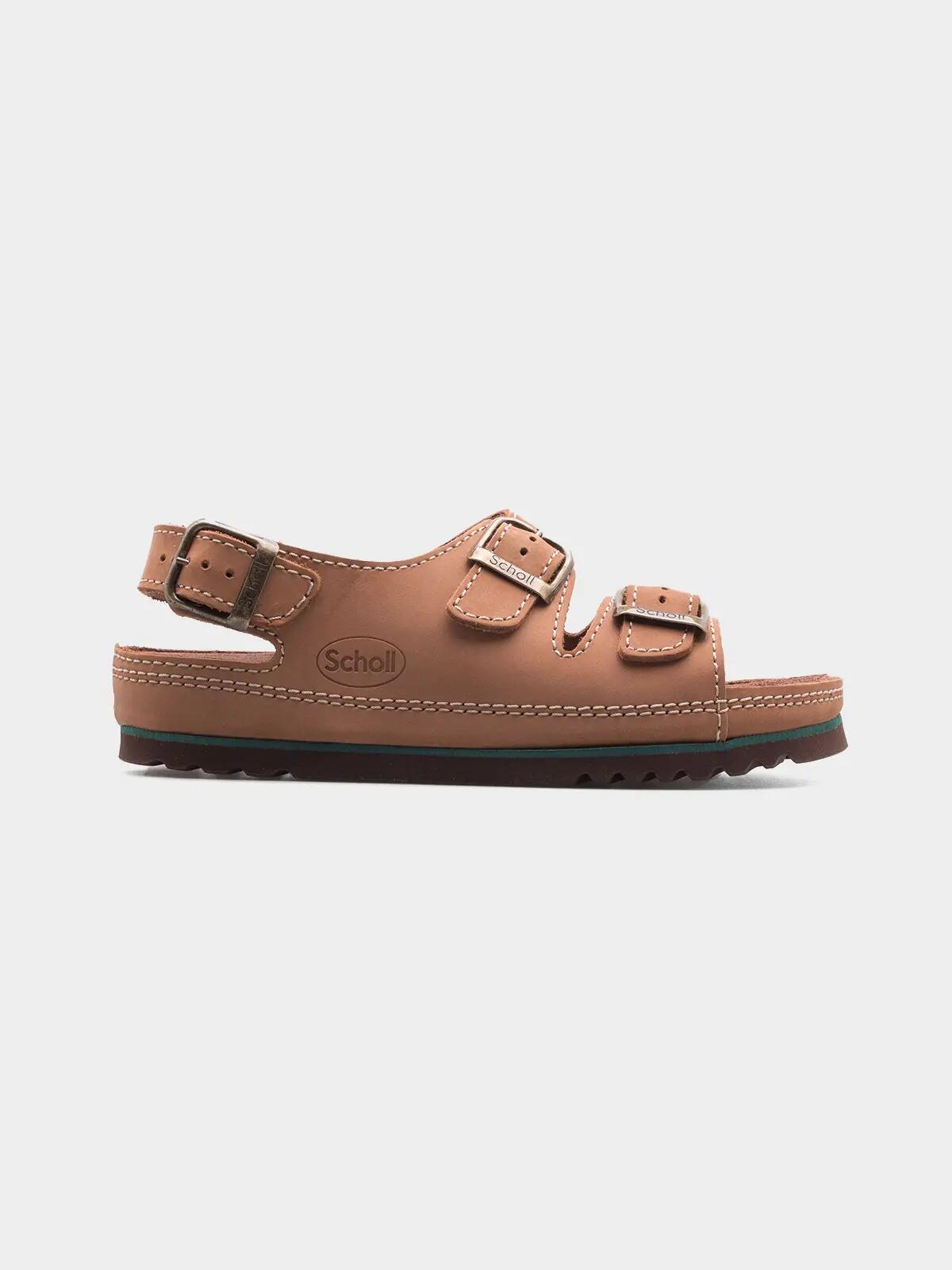 Sandales unisexe Air Bag Backstrap Marron cuir 4/7