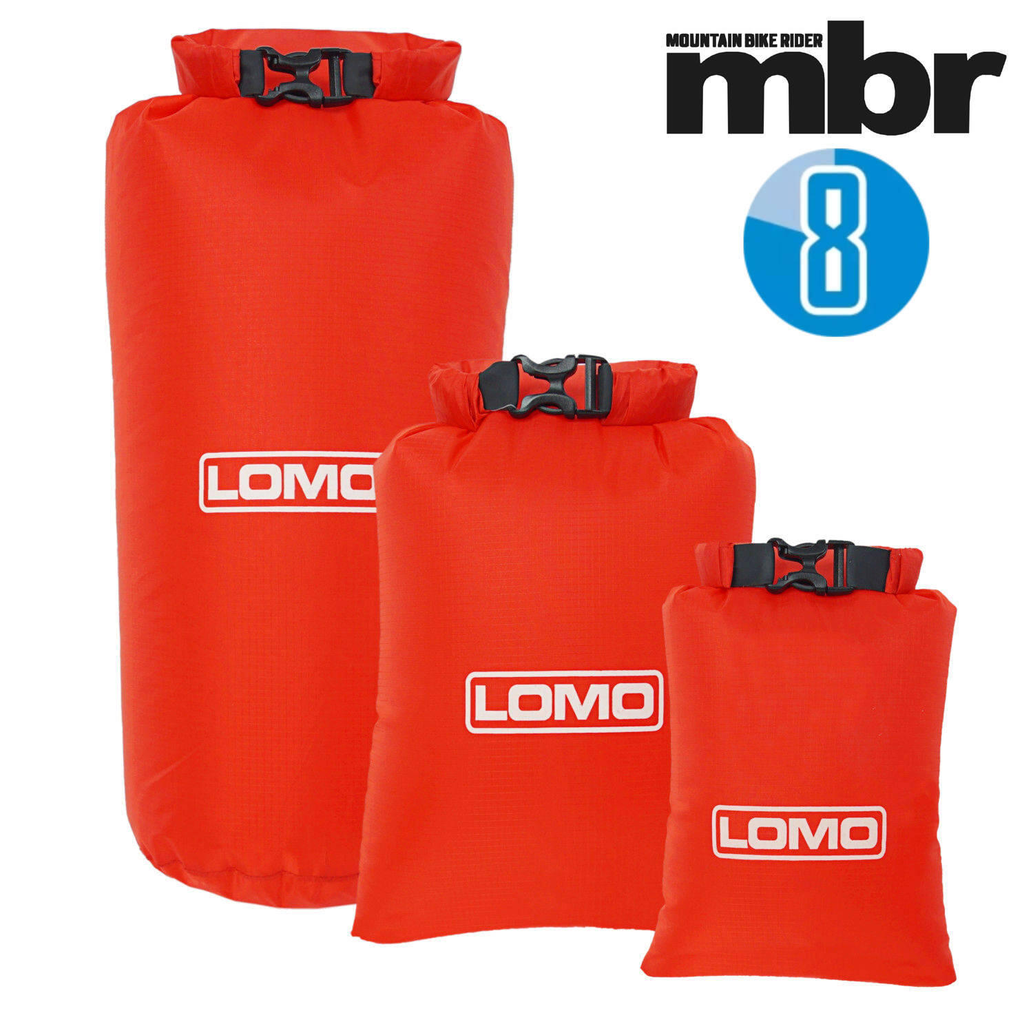 LOMO Lomo 3 Pack Ultra Light Drybags