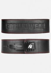 4 Inch Premium Leather Lever Belt - Noir