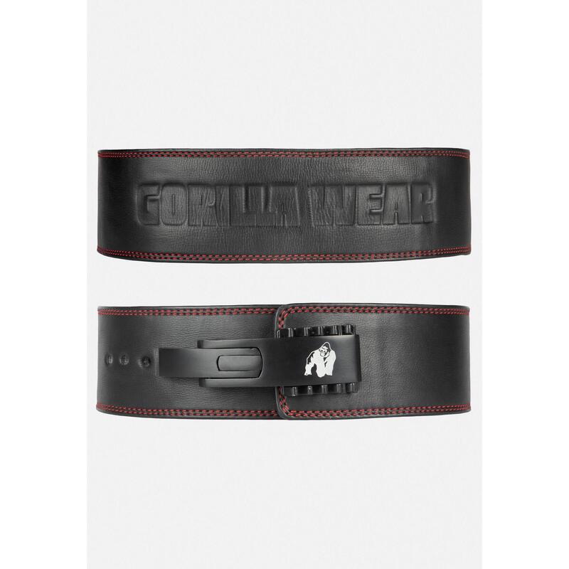 4 Inch Premium Leather Lever Belt - Noir /M