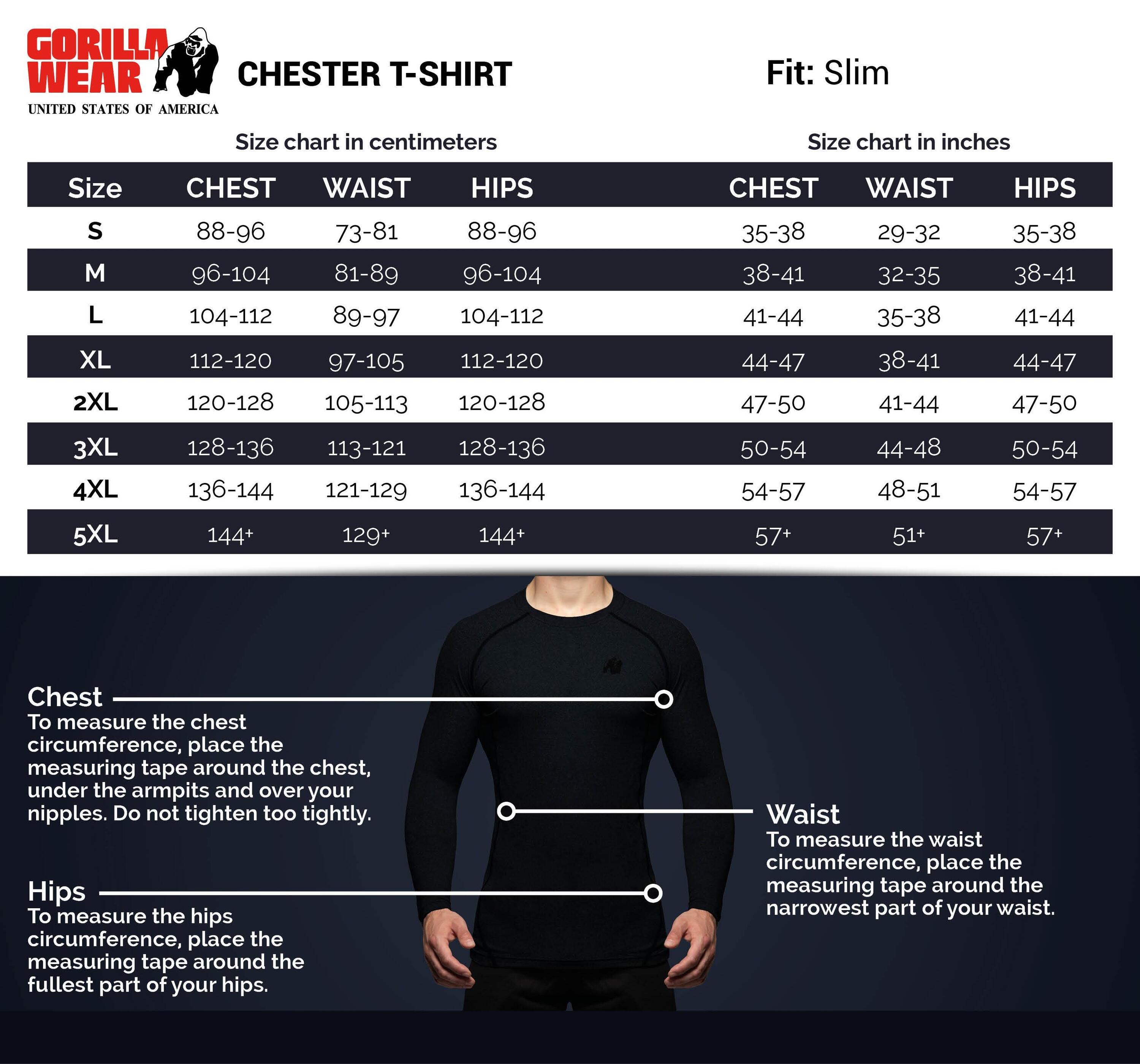 Camiseta Musculación Manga Corta Algodón Hombre GORILLA WEAR Chester Negro Azul 5/5