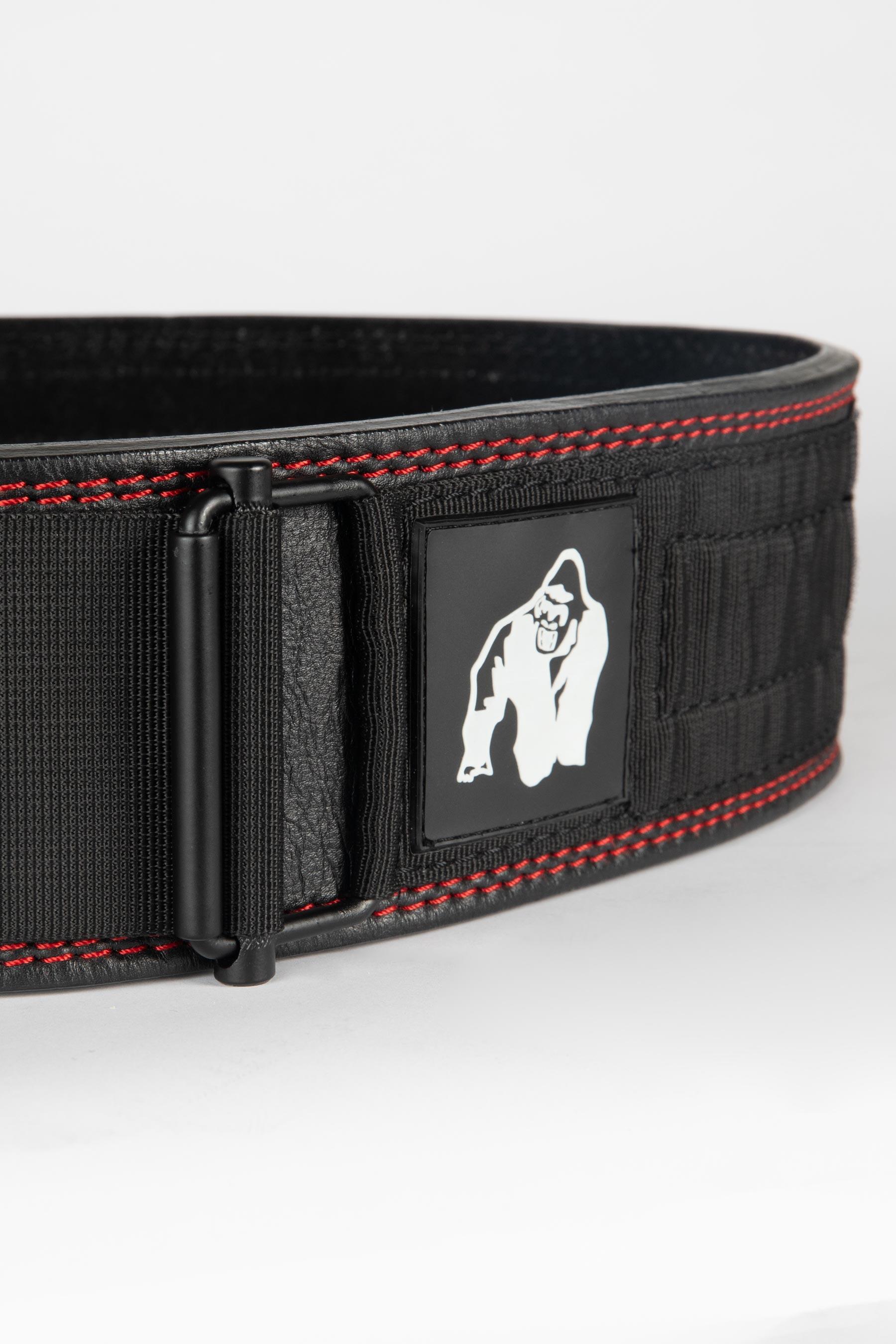 4 Inch Premium Leather Ceinture de levage - Noir 4/5
