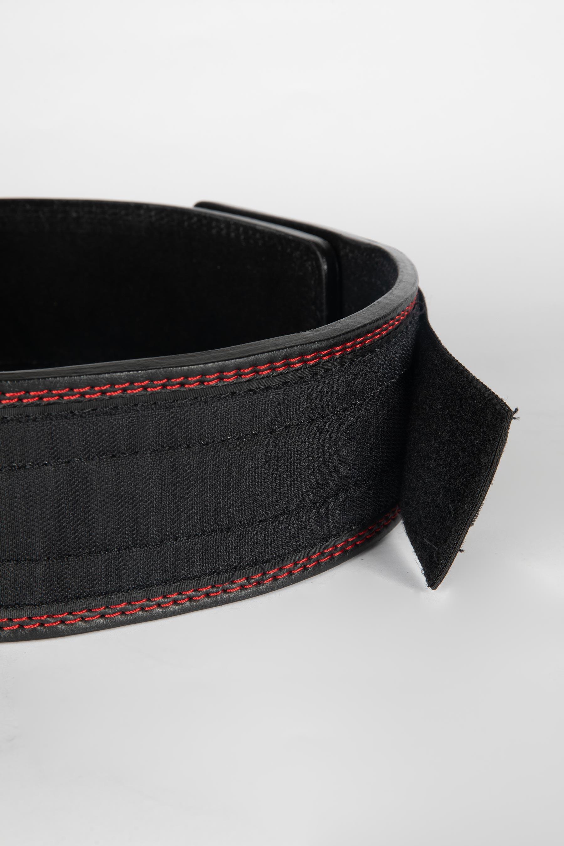 4 Inch Premium Leather Ceinture de levage - Noir 3/5