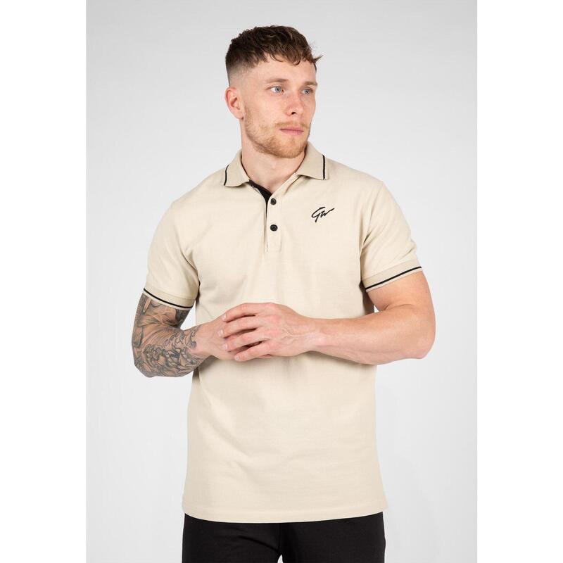 Delano Polo- Beige/Negro