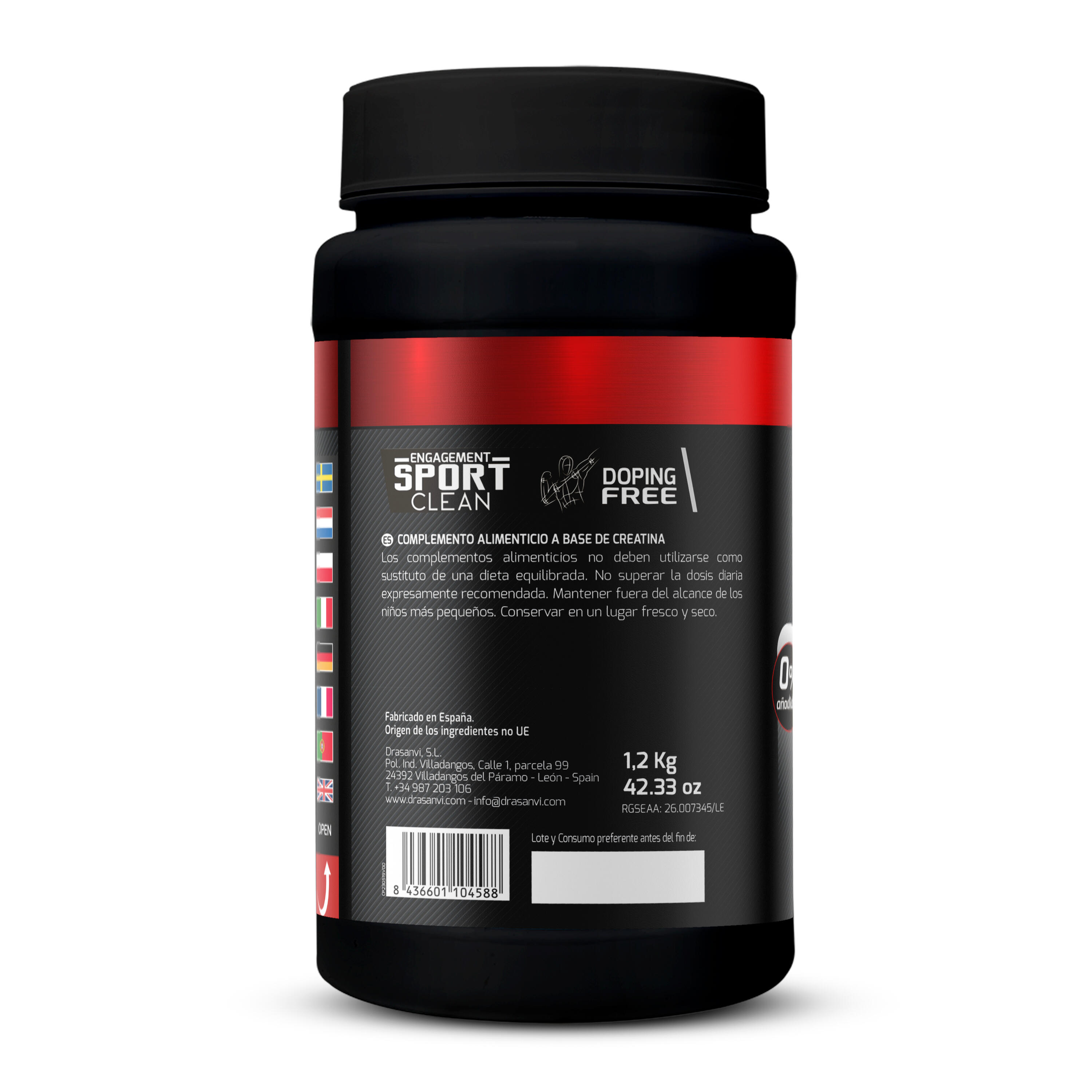 Creatina Monohidratada Sport Live - 200 Mesh - 1Kg + 200gr GRATIS - DRASANVI 3/6