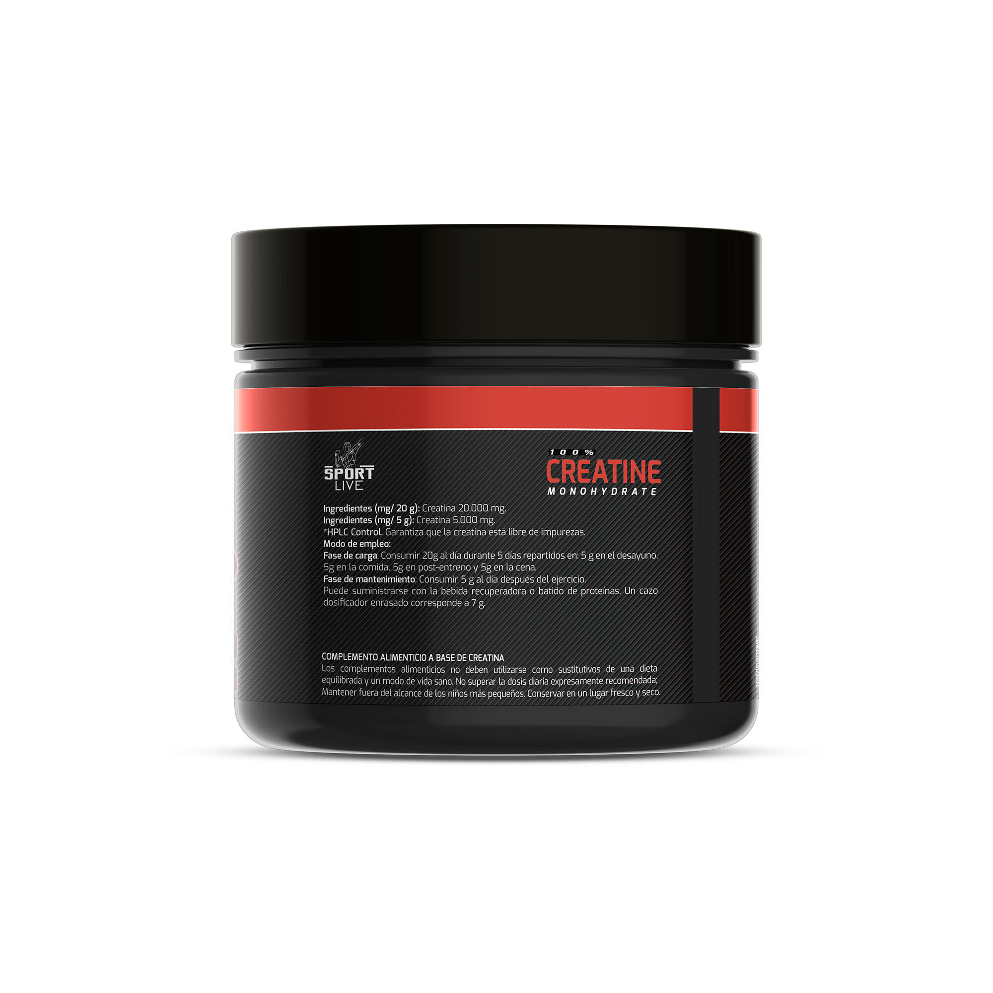 Creatina Monohidratada Sport Live - 80 Mesh - 300Gr - DRASANVI 3/7