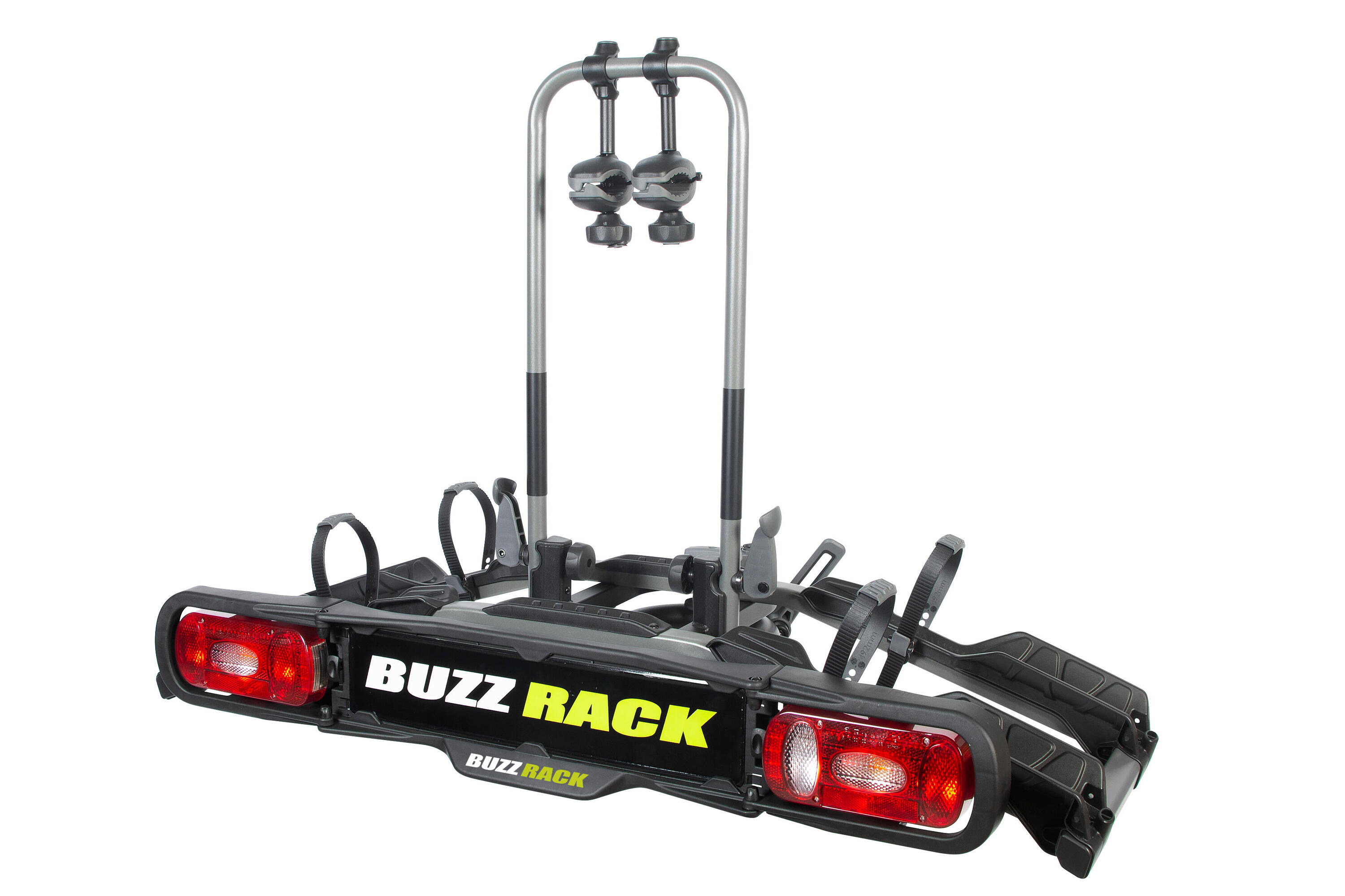 BUZZRACK E-Hornet 2, piattaforma 2 bici elettriche grandi luci dafa 13 pin