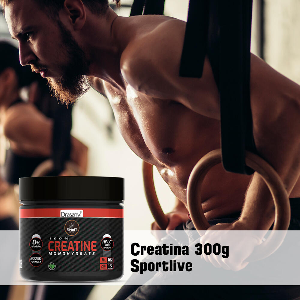 Creatina Monohidratada Sport Live - 80 Mesh - 300Gr - DRASANVI 7/7
