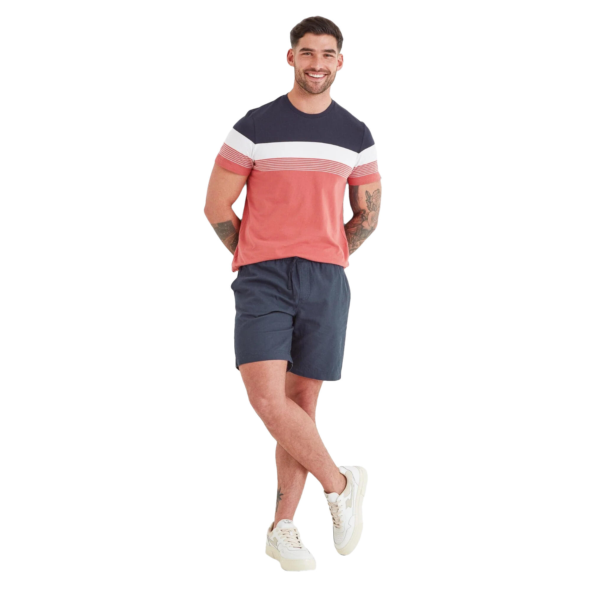 Tshirt FARNDON Homme (Faded red)