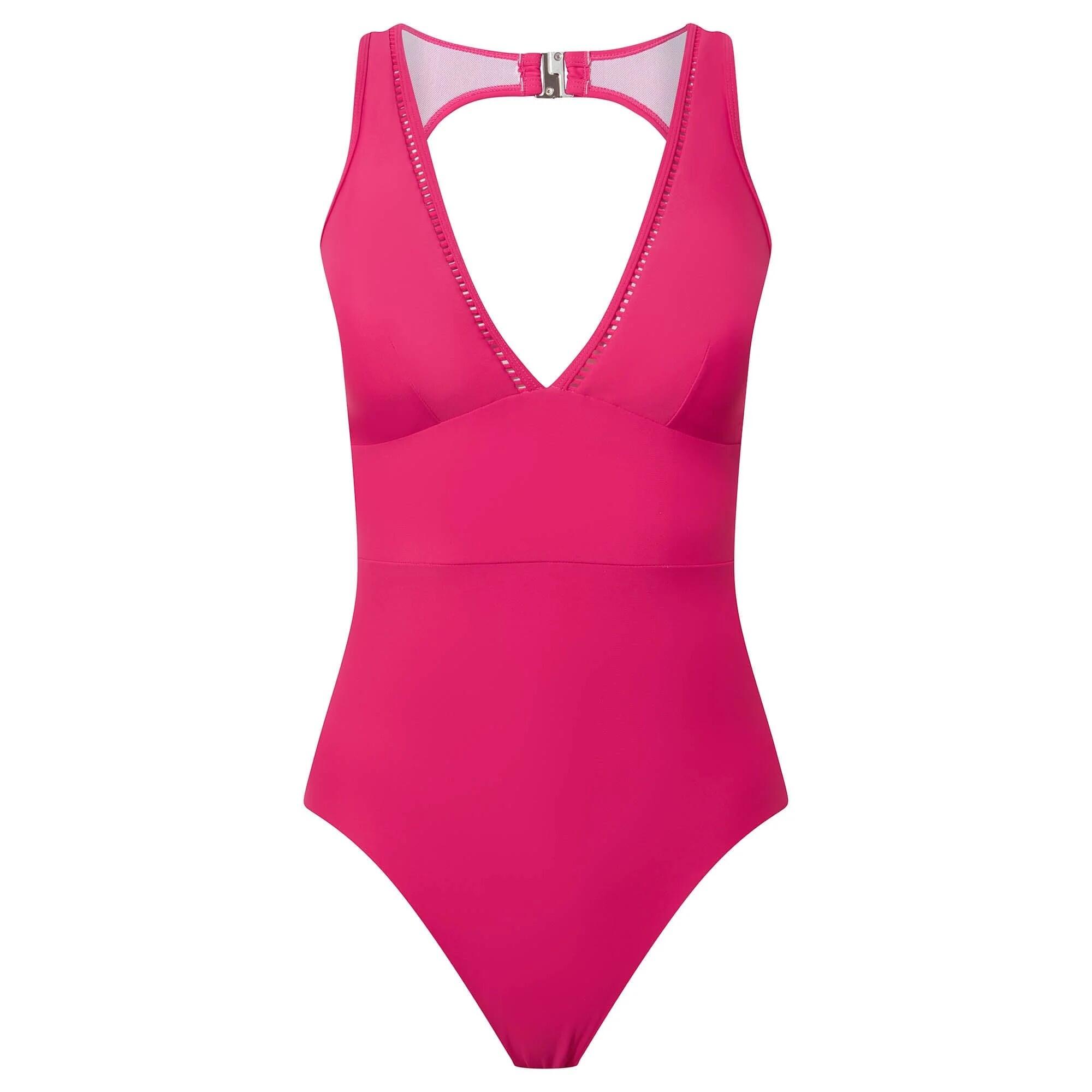 Women's KADY 1-piece swimsuit (Magenta pink)