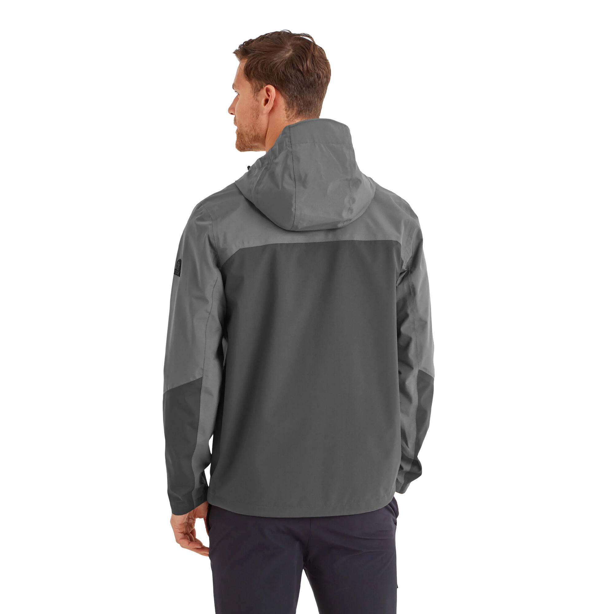 BOWSTON Men's Waterproof Jacket (Soot Grey)