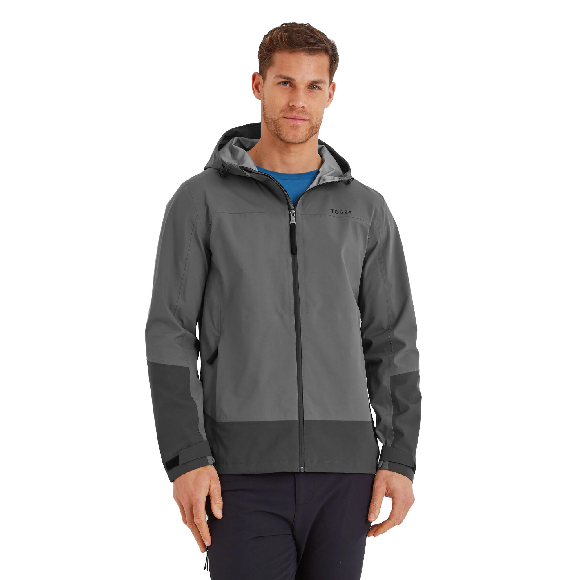 BOWSTON Men's Waterproof Jacket (Soot Grey)