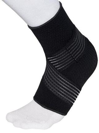 Attelle de cheville Medidu Premium (en noir et beige)