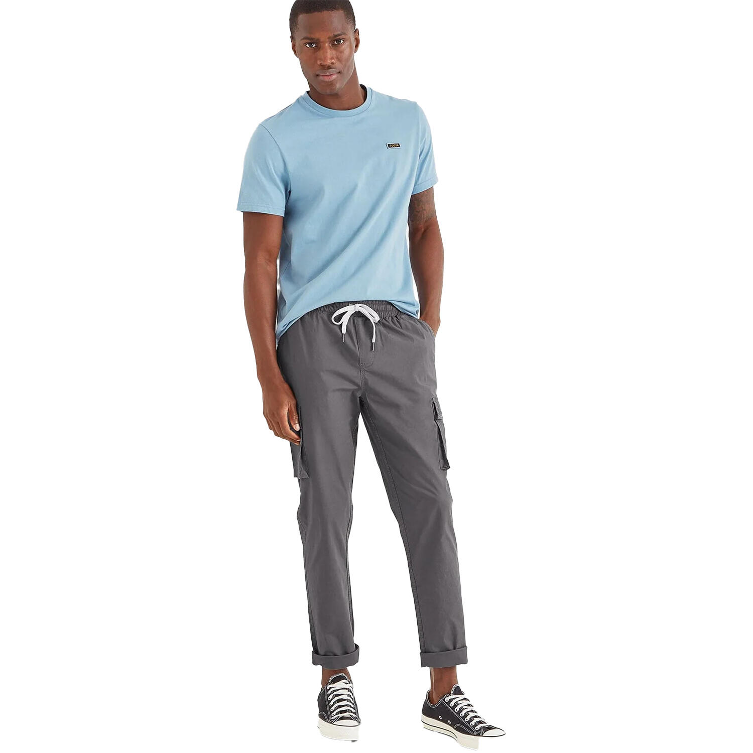 Uomo Pantaloni cargo SILAS (grigio tuono)