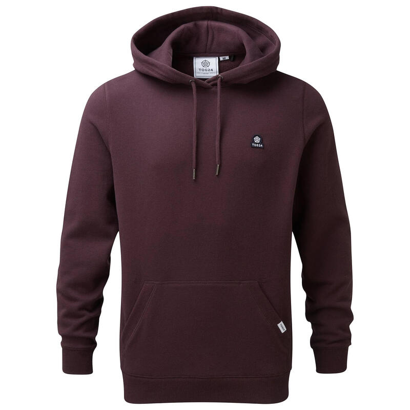 Sweat à capuche AKERMAN Homme (Bordeaux foncé)